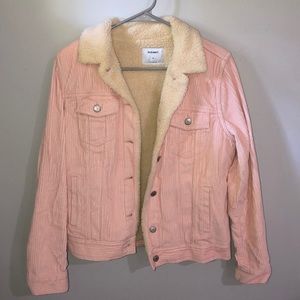 Pink corduroy jacket